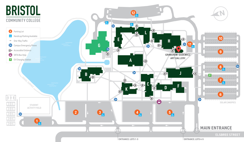 BCC Fall River Campus Map